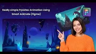 Really simple Parallax Animation Using Smart Animate (Figma) #parallaxeffect #parallaxaniamtion #ui