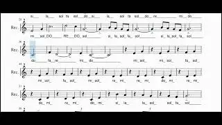 "Moon river" - Per flauto dolce
