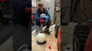 HOW TO CHANGE SNOWBLOWER OIL WITH NO DRAIN PIPE
