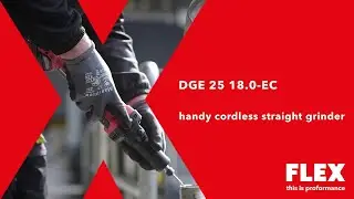 Discover the DGE 25 18.0-EC cordless straight grinder