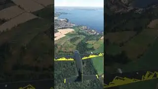 Land's End to Exeter in 30 seconds! #Shorts #MicrosoftFlightSimulator #MSFS #virtualtourism