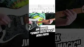 Jimi Hendrix “Spanish Castle Magic” Guitar Lesson (intro & verse)