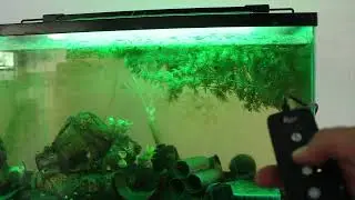 How to set the timer and adjust settings for Aqqa aquarium light