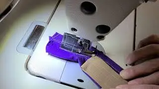 Juki DDL-8700 sewing cotton to vinyl