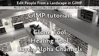 How To Remove People From Images in GIMP