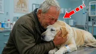 Grandfather tearfully brought his dog for euthanasia. The reason surprised everyone!