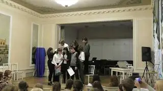 Выступление 7 класса. Капустник на День Лицея. 26.12.2019 г.