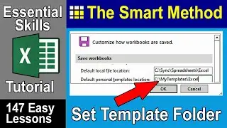 3-14: Understand Templates and Set a Custom Template Folder Location.