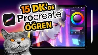 15 DK'da PROCREATE ÖĞREN! | Learn procreate in 15 minutes 