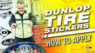 How to Apply: Dunlop Tire Stickers!