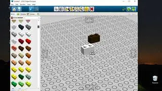 LEGO Digital Designer знакомство с блоками - размещение и вращение
