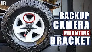 Custom Backup Camera Mounting Bracket for Tire Carrier | JIMBO'S GARAGE