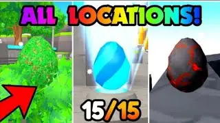 showing every 15 eggs location's in ttd