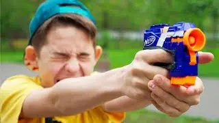 Little Brother Big Nerf Elite STRYFE // NERF micro shots strufe