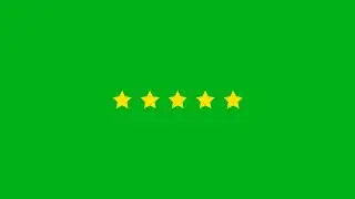 Green Screen Five Star Rating. Five Star Feedback Free Video
