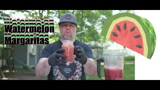 Smoked Watermelon Margarita on the Cuisinart Woodcreek