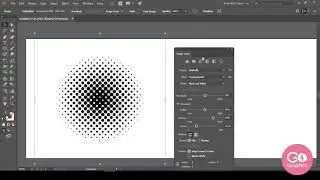 Halftone dot pattern in Illustrator - turn a gradient filled shape into fading dots