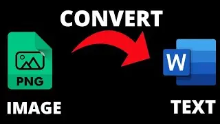 HOW TO CONVERT IMAGE TO TEXT