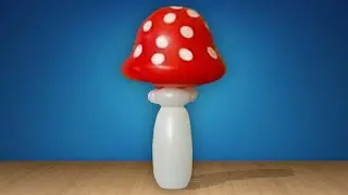 🍄 Mushroom from balloons