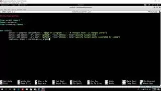 4  Coding an advanced port scanner part 1