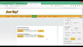 Geri sayim, İleri sayım  yada resim çıktığında Tıklama Programı