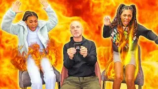Dad Put Daughters In The Hot Seat!