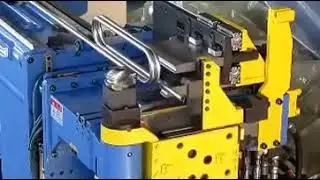 Гибка спирали на автоматическом трубогибе.