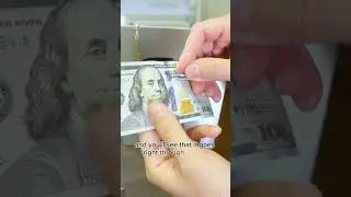 My favorite security feature on the $100 bill