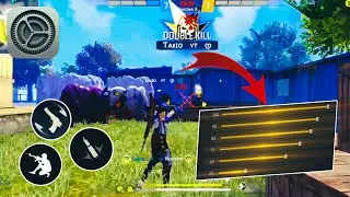 90% HEADSHOT RATE :- My Settings ⚙️❤️ [ Hud + Dpi ] iPhone Free Fire @NonstopGaming_