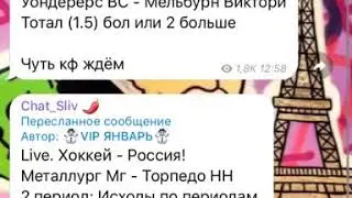 Слив вип чата Ершова и других капперов