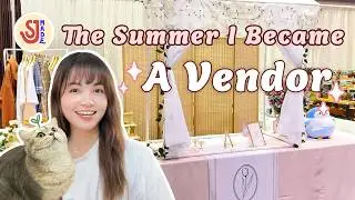 7 days of prepping to booth at my first big convention, SJMADE Summer Fair 2025 🌻| 📖 My Art Journal