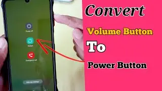 How to Convert Volume Button to Power Button - How to use Volume Button as Power Button