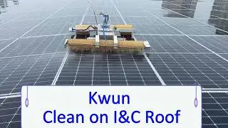 At Peak Output of your Panles As Clean As New After Kwun‘s Cleaning on I&C Roof This Morning