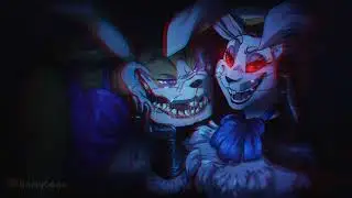 Vanny and Glitchtrap (Glitch Animation Loop)