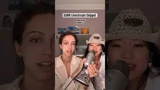 my bestie JOINS my ASMR LIVESTREAM #asmr