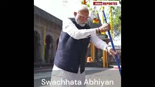 PM Modi cleans Kalaram Temple