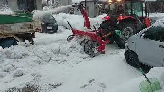 家の前の雪が綺麗になってくーーー😍✨