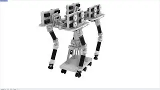3D robot dog model