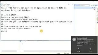 How to insert data into database using jsp on eclipse Part - 2 | jsp / Servlet