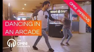 Dancing in an Arcade ("Believer" by Imagine Dragons)- Social Dance| #OmniImprov