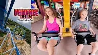 Riding Florida's NEWEST Roller Coaster Phoenix Rising at Busch Gardens Tampa