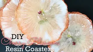 HOW TO MAKE RESIN COASTERS [CASTING DRIED FLOWERS IN RESIN]