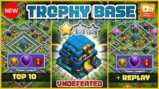 TOP 10 UNDEFEATED TH12 TROPHY BASE WITH REPLAY || TH12 TROPHY BASE WITH LINK || TH12 BASE 11/28/2023