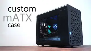 3D Printed Micro ATX / ITX case - 240mm AIO - Full size GPU