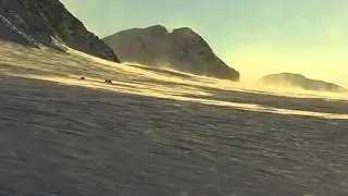 Blowing snow at Rothera