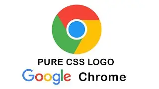 How to create a Google Chrome logo in HTML and CSS | Create HTML and CSS Google Chrome logos