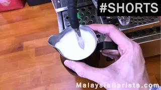 (220) Barista Froth Milk for Latte Art . On Bezzera 2 Group 