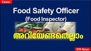 Food  Safety Officer | Food Inspector | Every thing you need to know