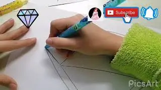 Как нарисовать Алмазик просто и красиво