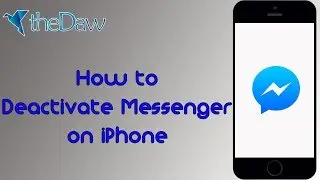 How to Deactivate Messenger Using iPhone | Facebook Trick | New Trick | theDaw